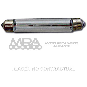 LAMPARA PLAFONIER 6,5X38 12V  3W