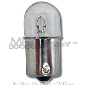 LAMPARA PILOTO-MATRICULA BA 15S 6V 5W