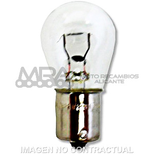 LAMPARA STOP BA 15 S 6V 15W