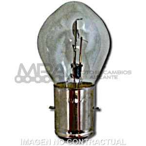 LAMPARA CASQUILLO BA 20 D 12V 25/25W