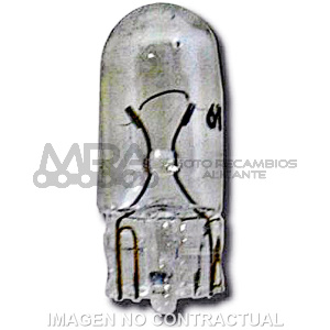 LAMPARA TODO CRISTAL T 10 24V 3W