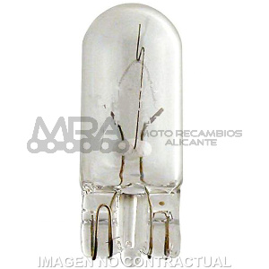 LAMPARA PHILIPS TODO CRISTAL T10  12V 3W