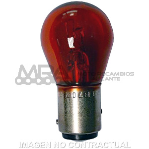 LAMPARA PHILIPS STOP 12V 5/21W BAW15D ROJA