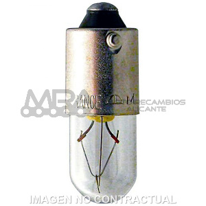 LAMPARA PHILIPS BA9S TUBULAR 12V 4W   T4W