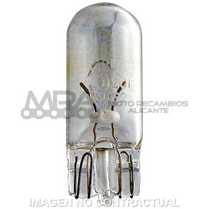 LAMPARA PHILIPS TODO CRISTAL 12V 5W  W5W