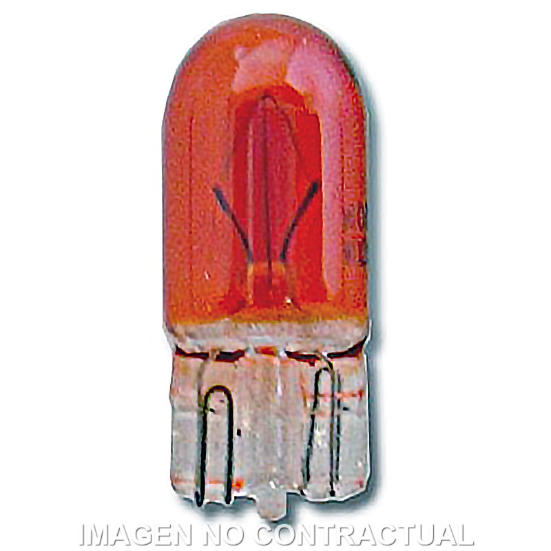 LAMPARA TODO CRISTAL T10 12V 5W AMBAR