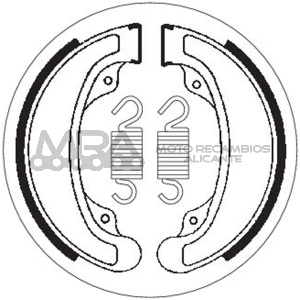 MORDAZAS TRASERAS HONDA CB 250TWO FIFTY