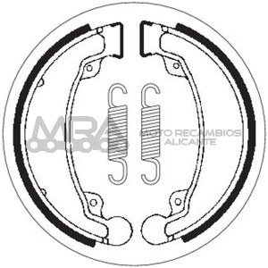 JUEGO MORDAZAS FRENO HONDA CB 125