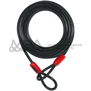 CABLE ACERO ABUS COBRA 10/1000 BLACK