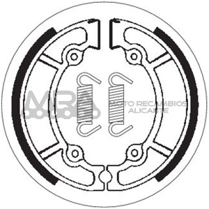 JUEGO MORDAZAS TRASERAS SUZUKI RM 125 (81/85)