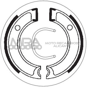 JUEGO MORDAZA DELANTERA YAMAHA50 YAMI
