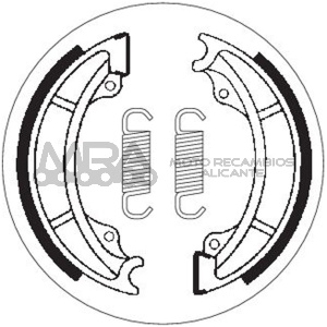 JUEGO MORDAZA FRENO KTM GS 125250, 350, 390 83