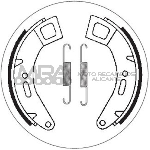 MORDAZAS FRENO SBS DELANTERAS VESPA COSA