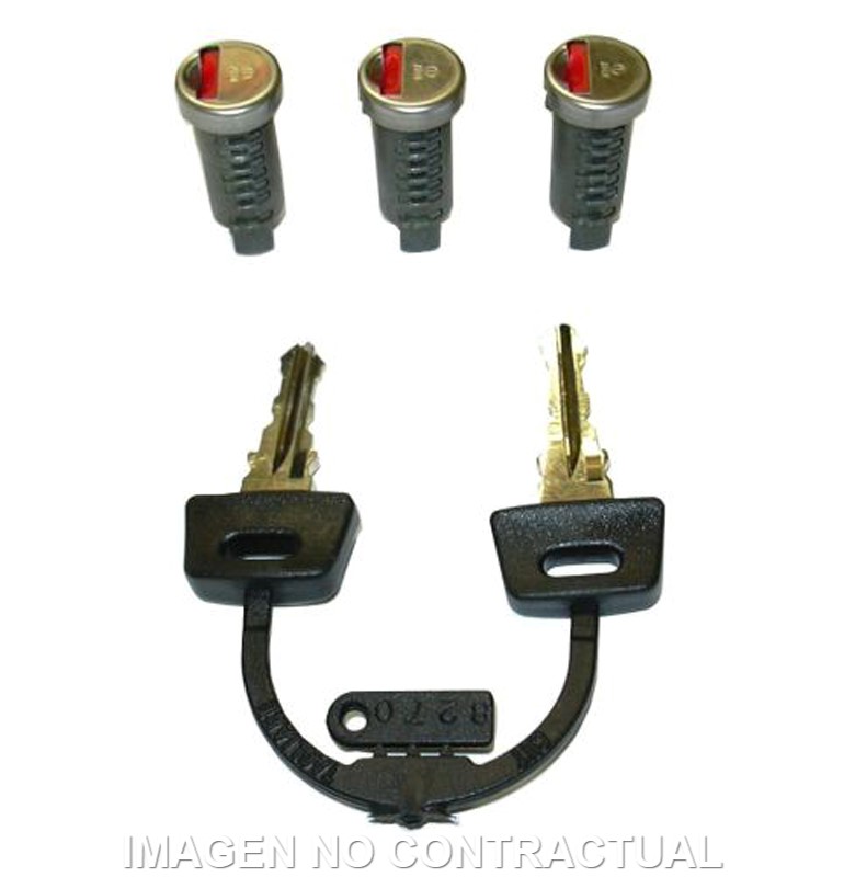 CERRADURA 3 BOMBINES VESPA 200IRIS, PIAGGIO TYPHON