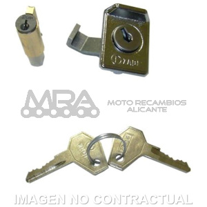CERRADURA DIRECCION, COFRE VESPA 125/200