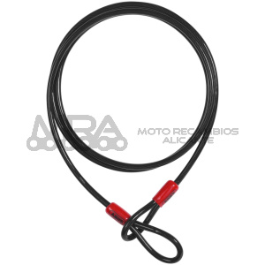 CABLE ACERO ABUS COBRA 8/250 BLACK