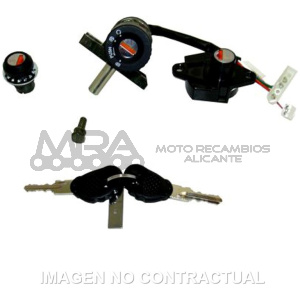 KIT CONTACTO-SILLIN-MALETERO APRILIA SR 50 FACTORY