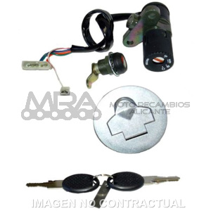 KIT CONTACTO-SILLIN-TAPON GASOLINA RIEJU RS2