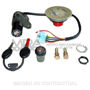 KIT CONTACTO-SILLIN-TAPON GASOLINA APRILIA RS 50