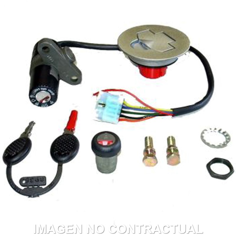KIT CONTACTO-SILLIN-TAPON GASOLINA APRILIA RS 50
