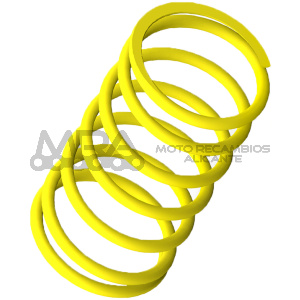 MUELLE DE POLEA CONDUCIDA AMARILLO YAMAHA CYGNUS