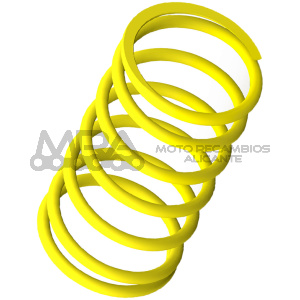 MUELLE POLEA CONDUCIDA MALOSSI AMARILLO YAMAHA