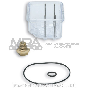 CUBETA MALOSSI TRANSPARENTE CARBURADOR VHST