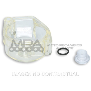 CUBETA TRANSPARENTE CARBURADOR SHA CON TAPON