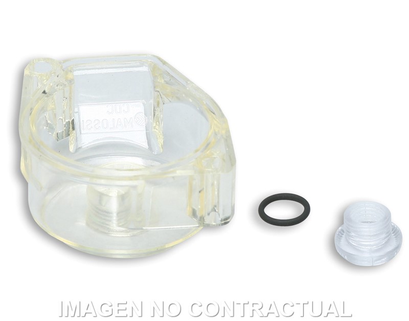 CUBETA TRANSPARENTE CARBURADOR SHA CON TAPON