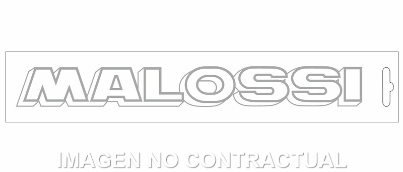 ADHESIVO MALOSSI CROMADO