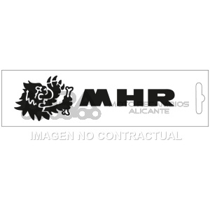 ADHESIVO MHR NEGRO 16 CM
