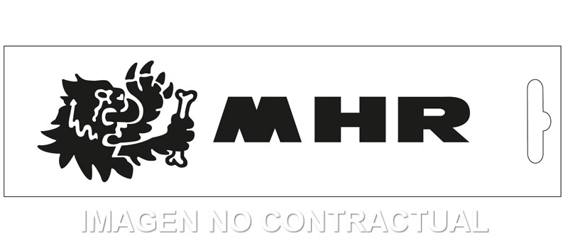 ADHESIVO MHR NEGRO 16 CM