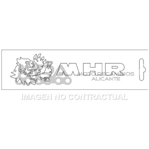 ADHESIVO MHR BLANCO 16,6 CM