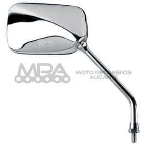 ESPEJO HERT CROMADO MOTO CUSTOM DERECHO