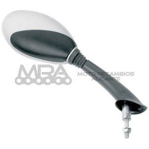 ESPEJO HERT NEGRO/GRIS VESPA ET2 50 DERECHO