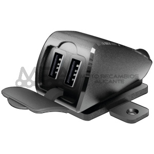 OPTILINE – USB-FIX TREK 2 CARGADOR USB DOBLE