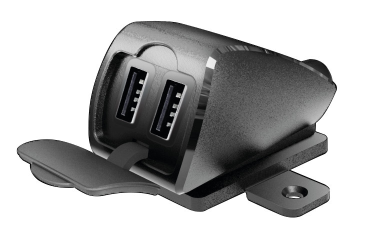 OPTILINE – USB-FIX TREK 2 CARGADOR USB DOBLE