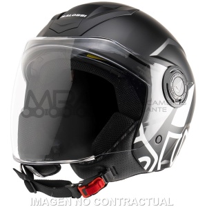 CASCO MALOSSI JET BLANCO TALLA L