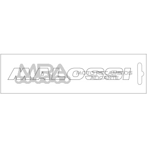 ADHESIVO MALOSSI BLANCO 14 CM