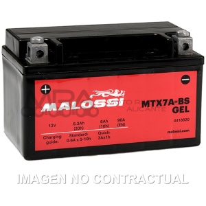 BATERIA MALOSSI MTX7A-BS GEL