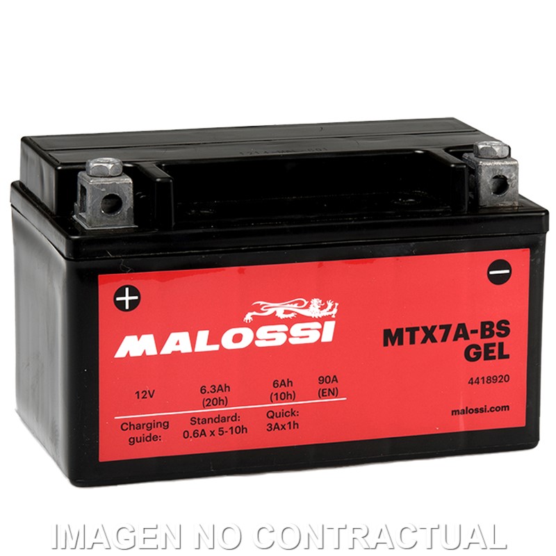 BATERIA MALOSSI MTX7A-BS GEL