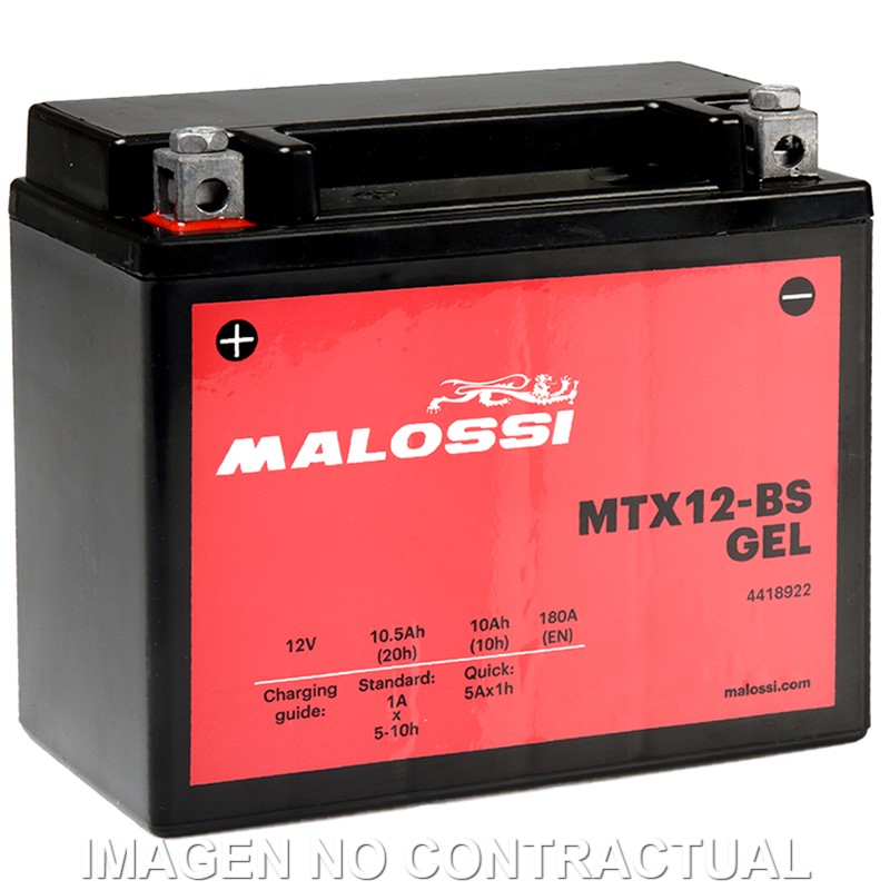 BATERIA MALOSSI MTX12-BS GEL