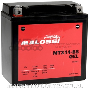 BATERIA MALOSSI MTX14-BS GEL