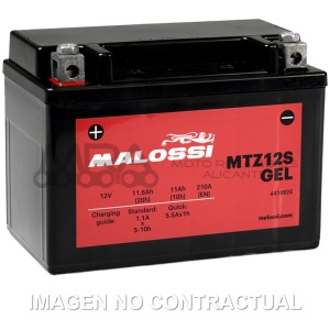 BATERIA MALOSSI MTZ12S GEL