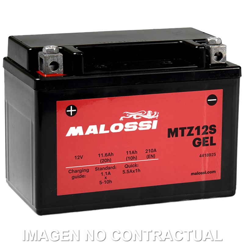 BATERIA MALOSSI MTZ12S GEL