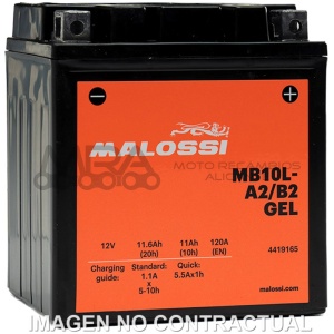BATERIA MALOSSI MB10L-A2 / B2 GEL