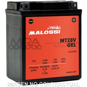 BATERIA MALOSSI MTZ8V GEL