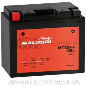 BATERIA MALOSSI MT12B-4 GEL