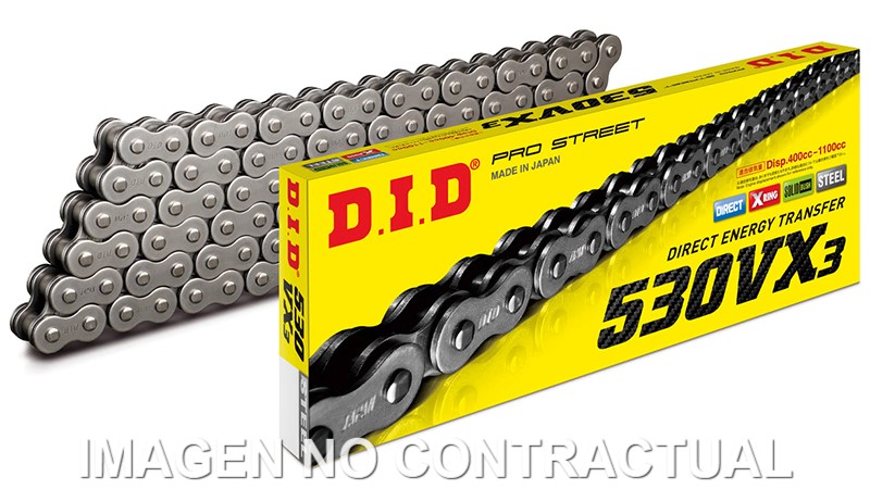 CADENA DID 530 VX3 (G&B) x 124 R