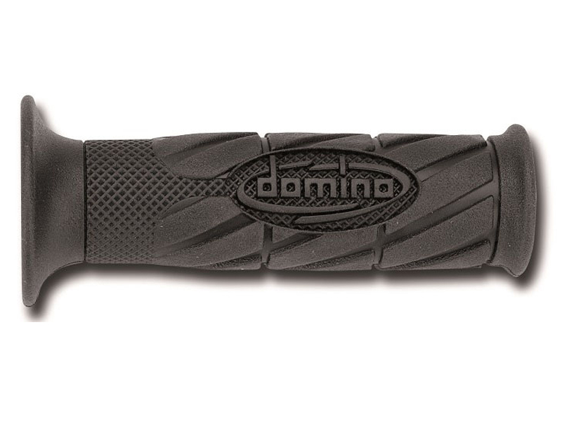 PUÑOS DOMINO SCOOTER CON LOGO NEGROS ABIERTOS